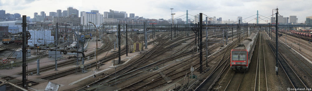 Railway tracks leading to the gare d'Austerlitz - Ivry