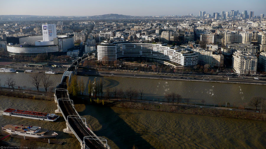 Paris 16 seen from Beaugrenelle