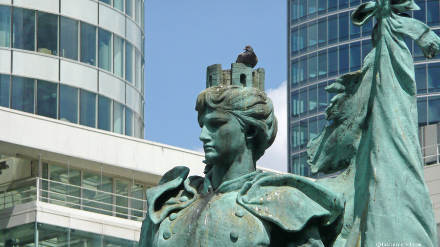 The statue of La Défense