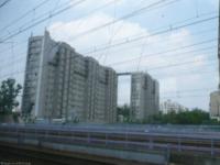 Train approaching Paris by the south