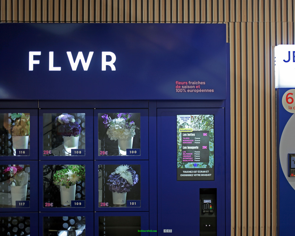 F L W R - Flower Vending Machine - Paris