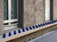 Homeless-proff blue balls, Paris