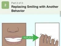 "Replace Smiling with Another Behavior"