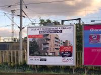 "Become a homeowner in Drancy. Six minutes away"