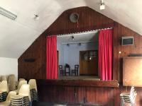Theater in the village hall, Théligny, France
